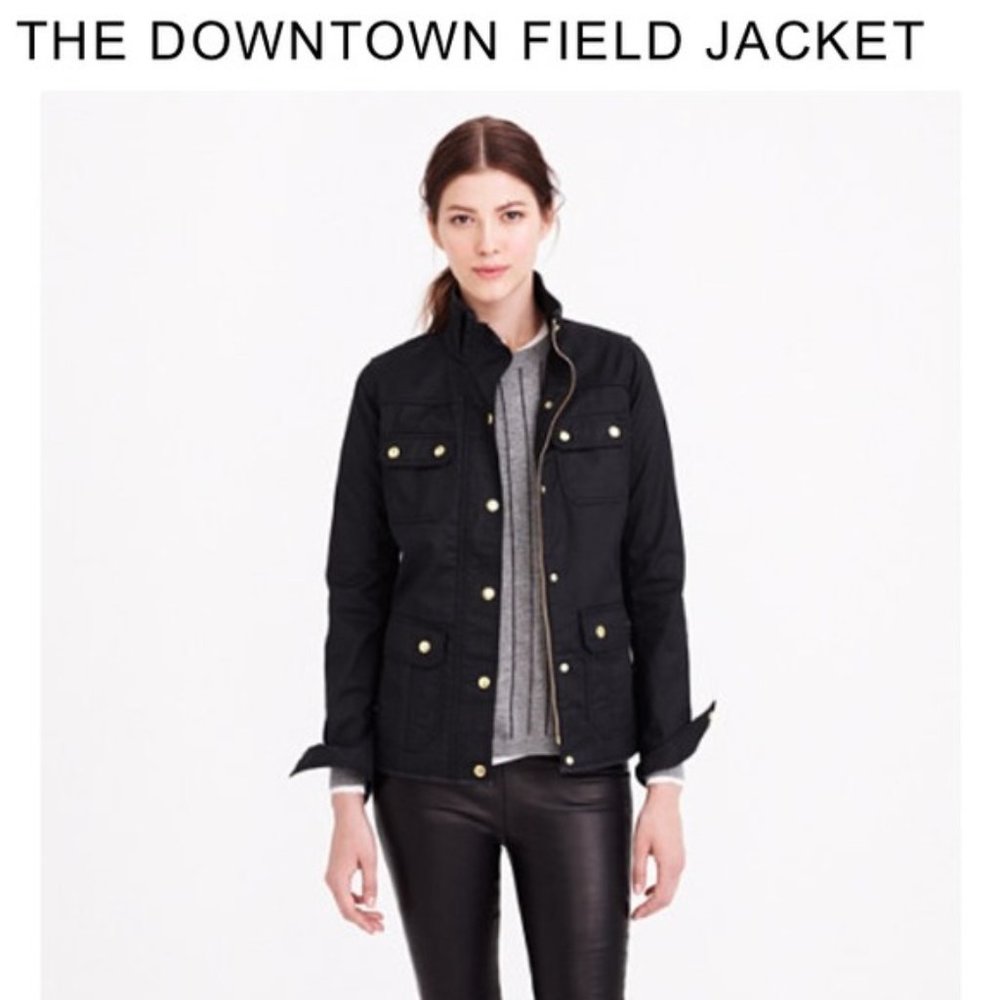 J Crew Field Jacket Black